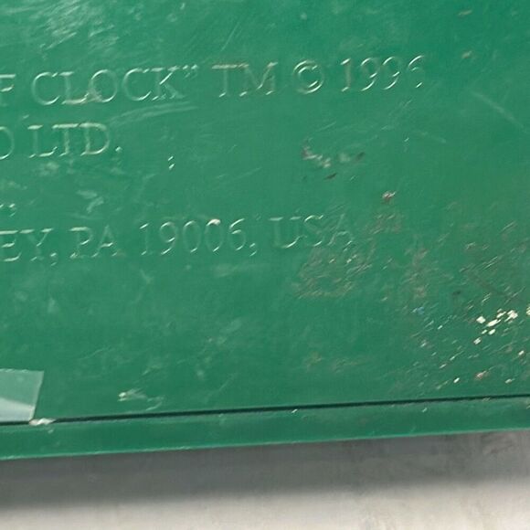 Original Golf Clock 1996 Fun-Damental Putting Action Quartz Desk Clock - Picture 7 of 8